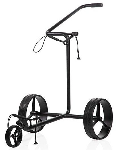 JuStar Black carrito manual de 3 ruedas, negro mate