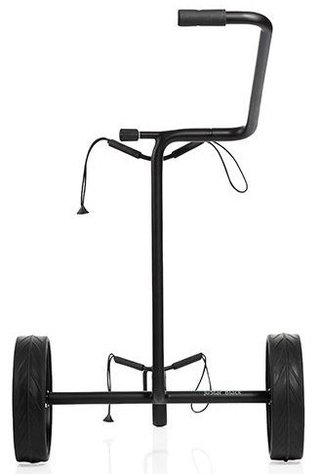 JuStar Black carrito manual de 3 ruedas, negro mate