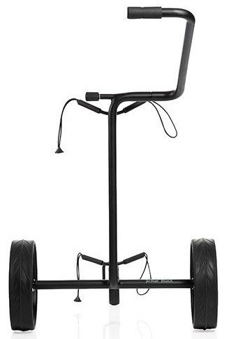 JuStar Black carrito manual de 3 ruedas, negro mate