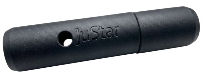 JuStar pieza de repuesto mango de goma para trolleys eléctricos Titan Classic y Carbon Light, negro