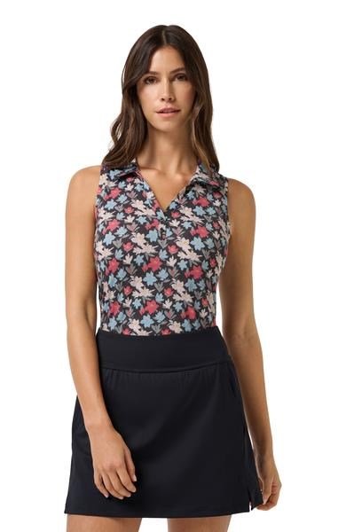 Travis Mathew Course Time polo de mujer, negro