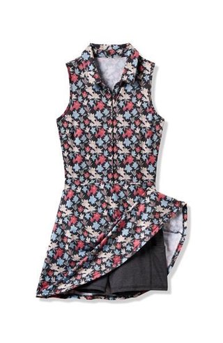 Travis Mathew Featherweight Course Time vestido de mujer, negro