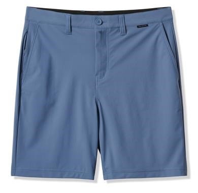 Travis Mathew Hero Hour pantalones cortos de hombre, bering sea