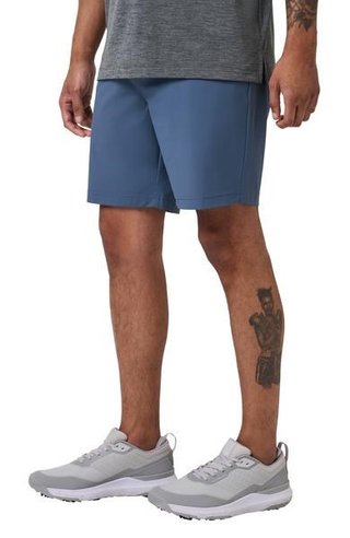 Travis Mathew Hero Hour pantalones cortos de hombre, bering sea
