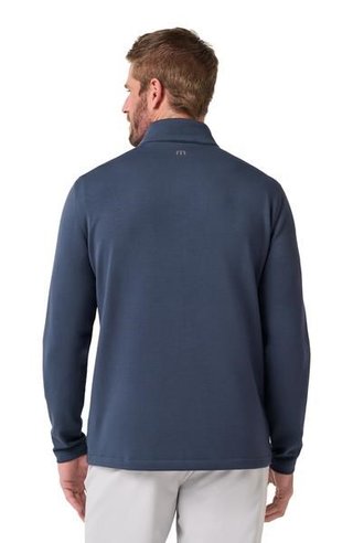 Travis Mathew Point of Sail Full-Zip chaqueta de hombre, mood indigo