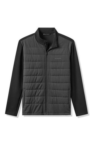 Travis Mathew Point of Sail Full-Zip chaqueta de hombre, negra