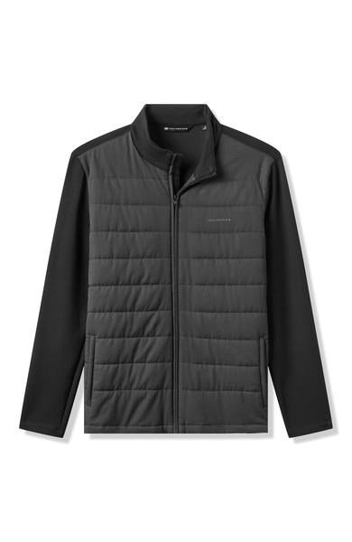Travis Mathew Point of Sail Full-Zip chaqueta de hombre, negra