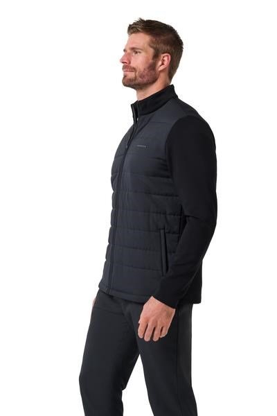 Travis Mathew Point of Sail Full-Zip chaqueta de hombre, negra