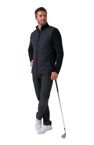 Travis Mathew Point of Sail Full-Zip chaqueta de hombre, negra