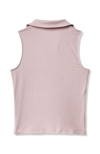 Travis Mathew Skyloft Light Sleeveless polo de mujer, heather violet ice