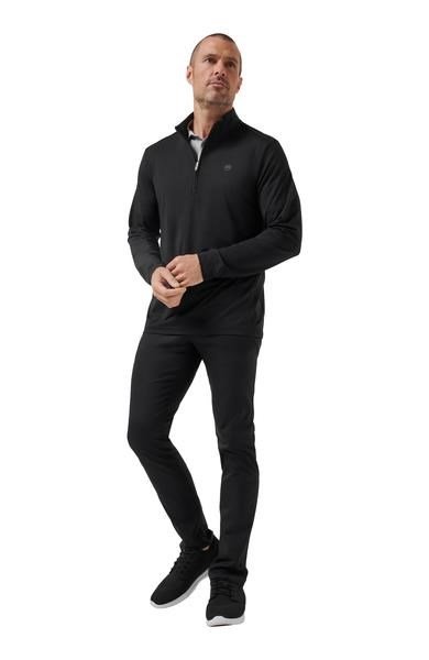 Travis Mathew Heater Pro 1/4Zip sudadera de hombre, negro