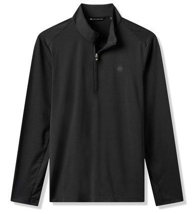 Travis Mathew Heater Pro 1/4Zip sudadera de hombre, negro