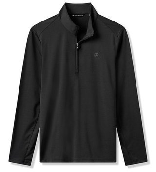 Travis Mathew Heater Pro 1/4Zip sudadera de hombre, negro