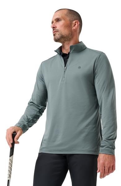 Travis Mathew Heater Pro 1/4Zip sudadera de hombre, balsam green