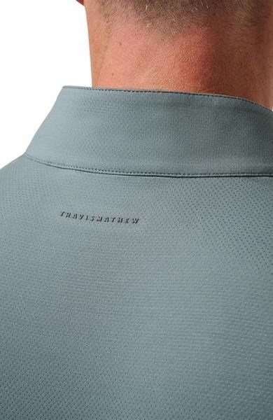 Travis Mathew Heater Pro 1/4Zip sudadera de hombre, balsam green