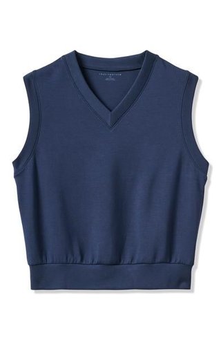 Travis Mathew Skyloft Soft chaleco de mujer, navy blazer