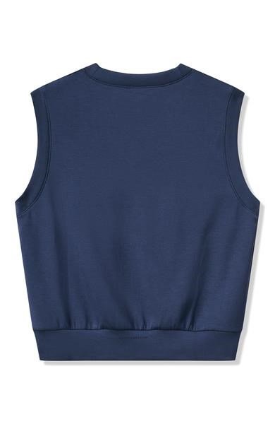 Travis Mathew Skyloft Soft chaleco de mujer, navy blazer