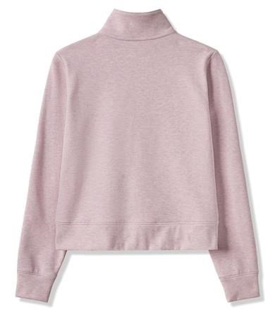 Travis Mathew Cloud Fleece Half-Zip sudadera de mujer, heather violet ice
