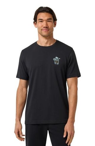 Travis Mathew Beverage Cart Tee camiseta de hombre, negra