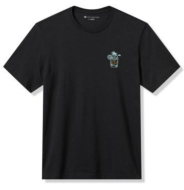 Travis Mathew Beverage Cart Tee camiseta de hombre, negra