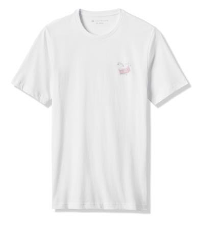 Travis Mathew Founding Member Tee camiseta de hombre, blanca