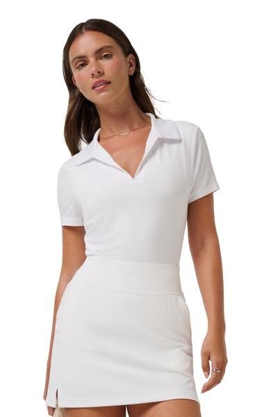 Travis Mathew Skyloft Light polo de mujer, blanco