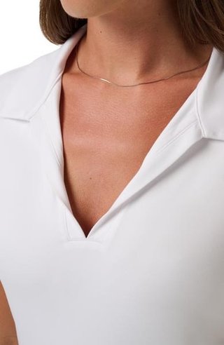 Travis Mathew Skyloft Light polo de mujer, blanco