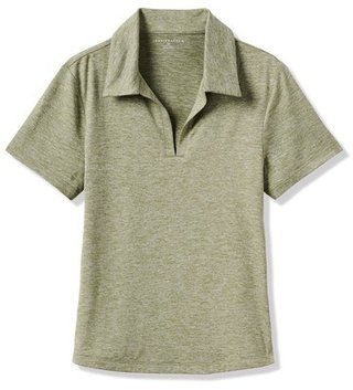 Travis Mathew Skyloft Light polo de mujer, heather oil green