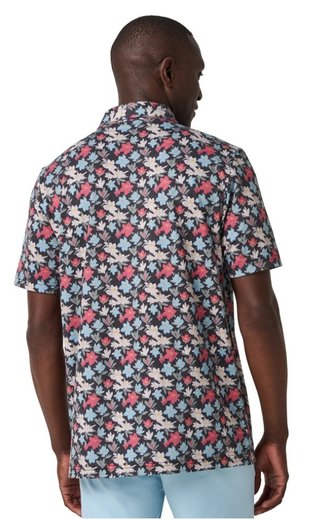 Travis Mathew Featherweight Fairway Fit polo de hombre, negro