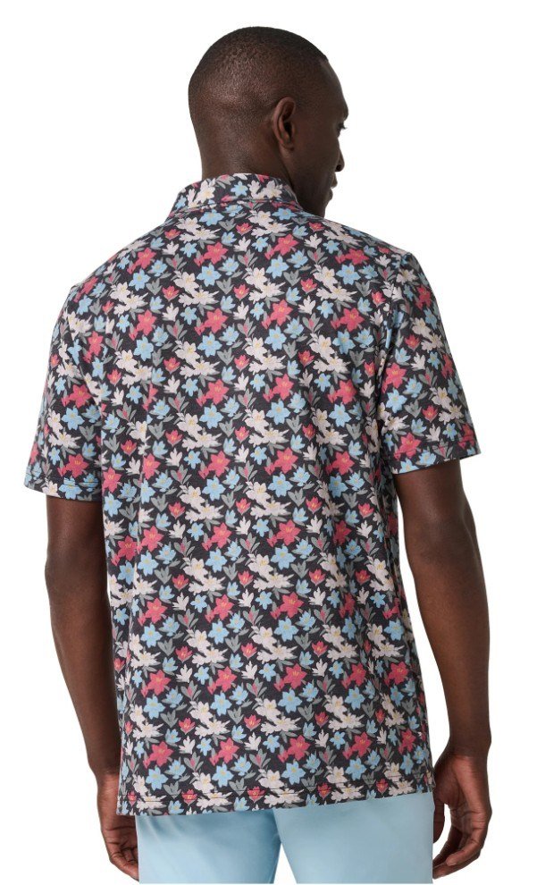 Travis Mathew Featherweight Fairway Fit polo de hombre, negro