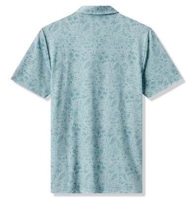 Travis Mathew Featherweight Paradise polo de hombre, forget me not
