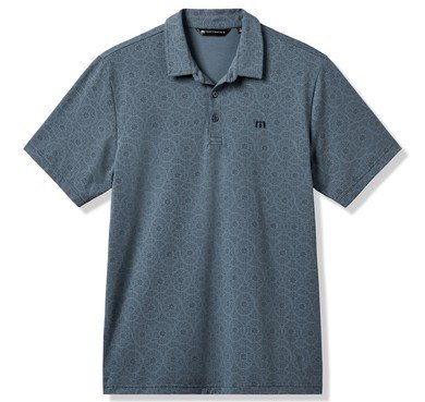 Travis Mathew Free Passage polo de hombre, bering sea