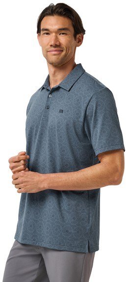 Travis Mathew Free Passage polo de hombre, bering sea