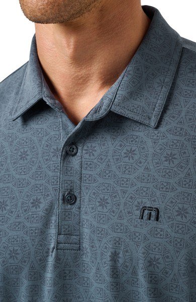 Travis Mathew Free Passage polo de hombre, bering sea