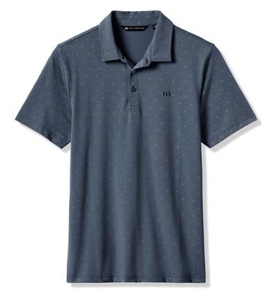Travis Mathew Performance Jersey Wave polo de hombre, bering sea