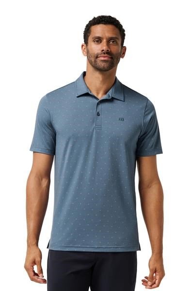 Travis Mathew Performance Jersey Wave polo de hombre, bering sea