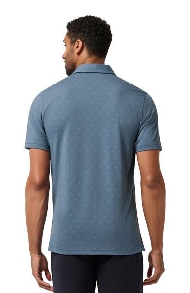 Travis Mathew Performance Jersey Wave polo de hombre, bering sea