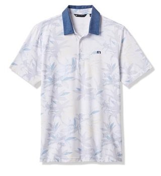 Travis Mathew Featherweight Drift polo de hombre, blanco
