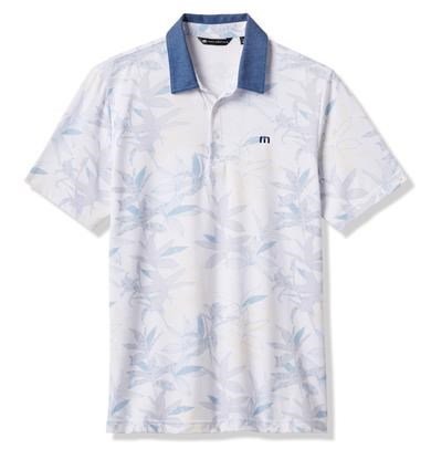 Travis Mathew Featherweight Drift polo de hombre, blanco
