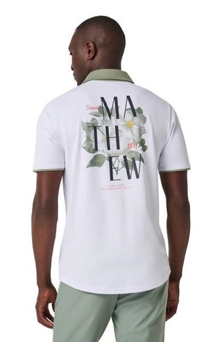 Travis Mathew AB Energy polo de hombre, blanco