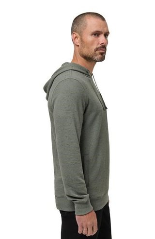 Travis Mathew Cloud Wafle sudadera de hombre, dark olive