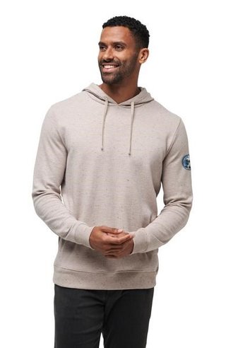 Travis Mathew Cloud Wafle sudadera de hombre, oxford tan