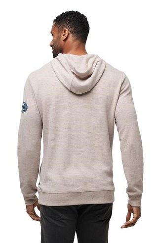 Travis Mathew Cloud Wafle sudadera de hombre, oxford tan