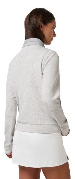 Travis Mathew Skyloft Soft Espresso Martini chaqueta de mujer, heather light grey