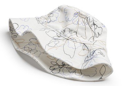 Travis Mathew Island Sol sombrero de mujer, white denim multi
