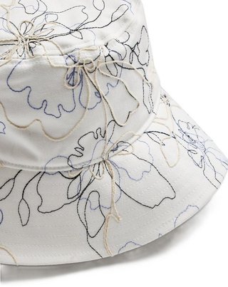 Travis Mathew Island Sol sombrero de mujer, white denim multi
