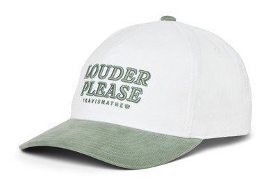 Travis Mathew Louder Please gorra de hombre, blanca
