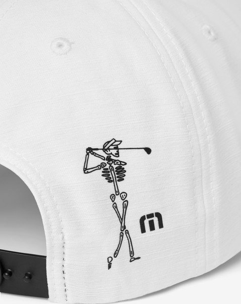 Travis Mathew Golf Sucks gorra de hombre, blanca