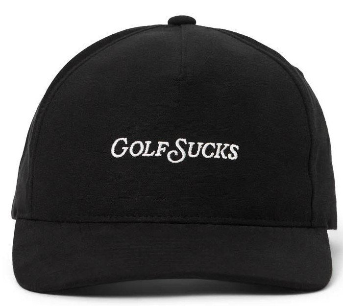 Travis Mathew Golf Sucks gorra de hombre, negra