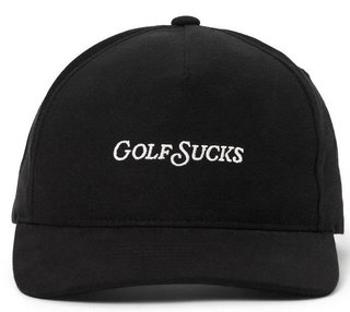 Travis Mathew Golf Sucks gorra de hombre, negra